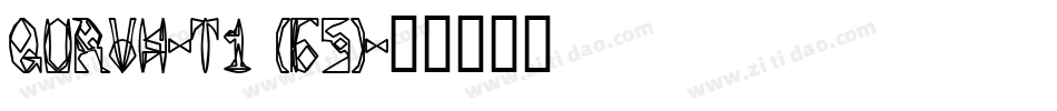 QURVH-T1 (65)字体转换